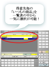 ���Ӑ悲�Ƃ́u�����̏��i�v���ꗗ�\�̒������C�ɃZ���^�������\�I